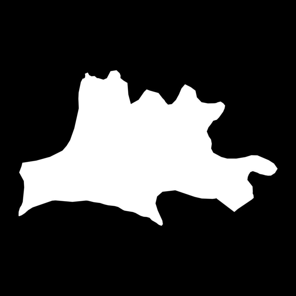 Nasarawa state map, administrative division of the country of Nigeria. illustration. vector