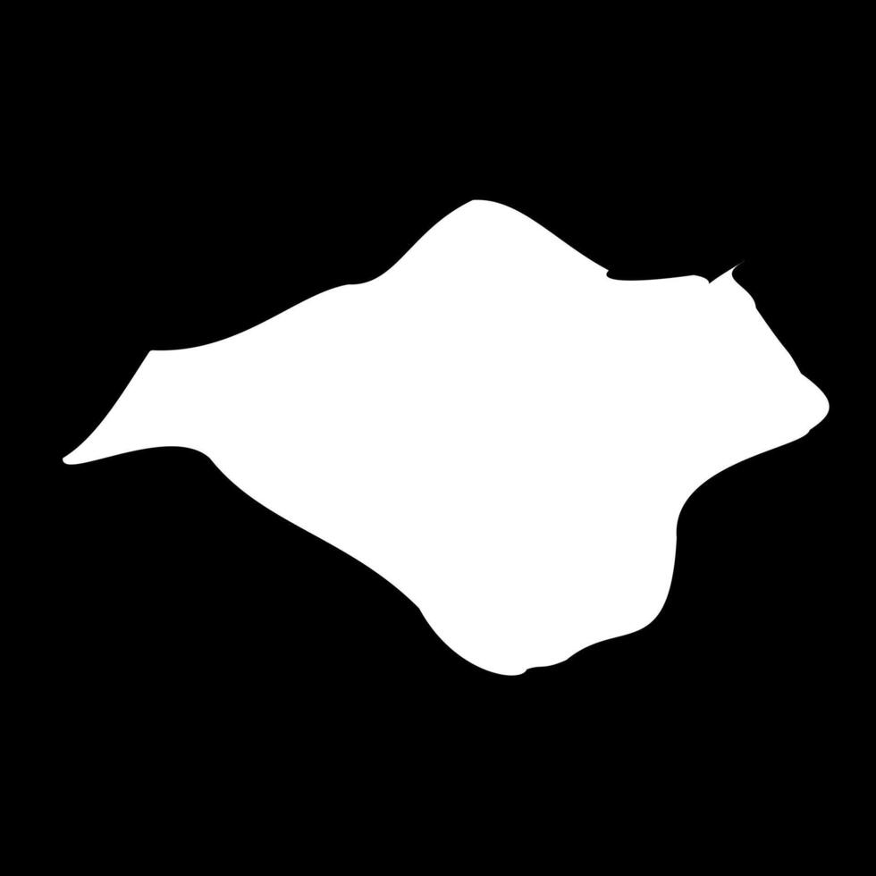 Isle of Wight map, ceremonial county of England. illustration. vector