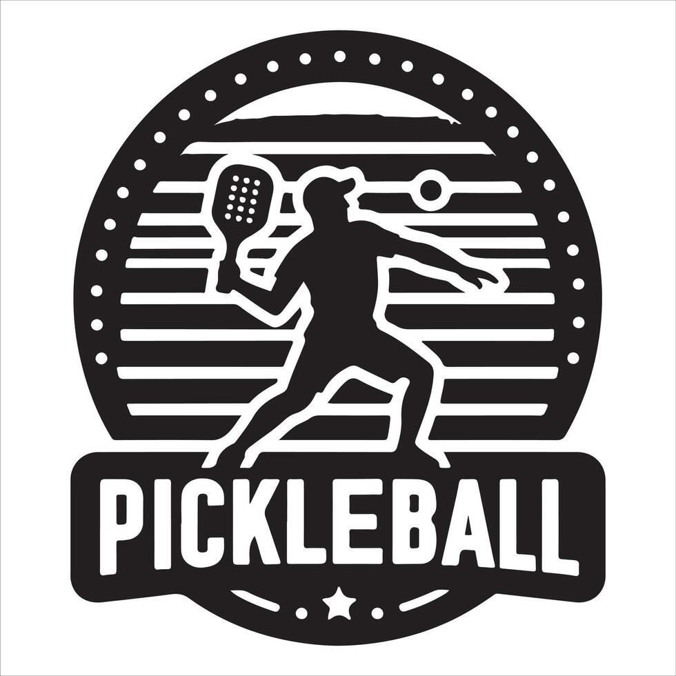 Pickleball logo , Pickleball logo , Pickleball logo silhouette vector