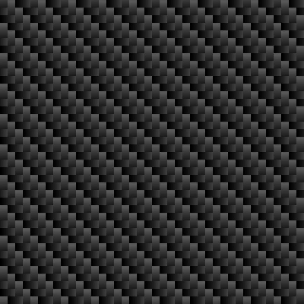 Black diagonal carbon fiber seamless texture pattern illustration. vector