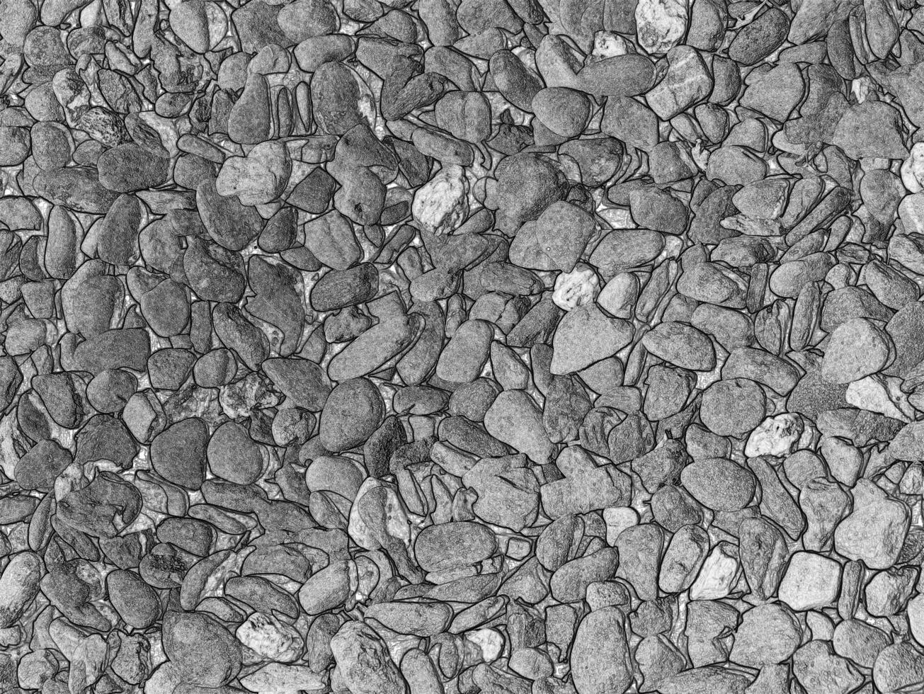 Stone ground pattern, natural stone texture, ground pavement bac. Pencil drawn sketch photo