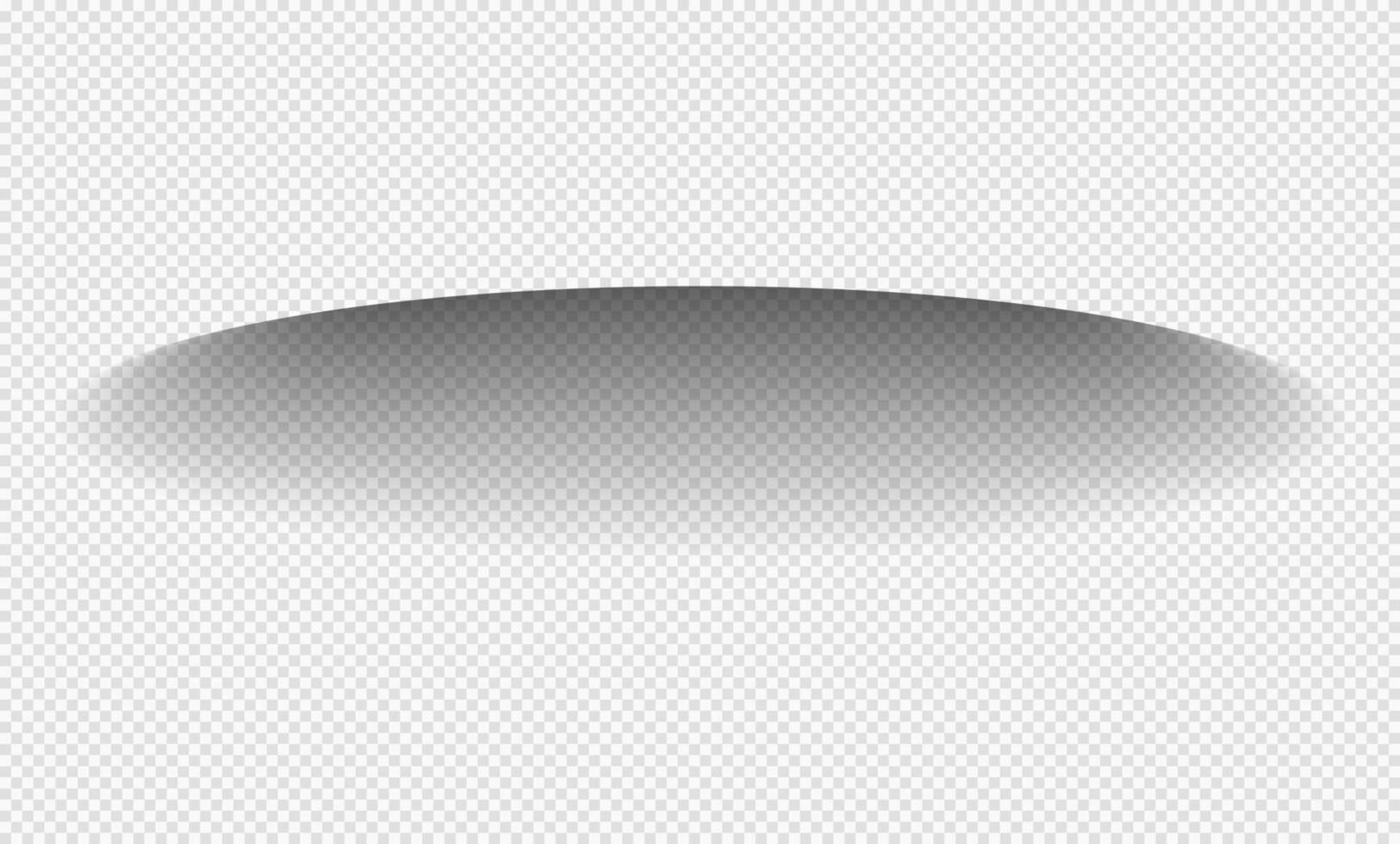 Realistic shadow, soft edges. shadow effect. oval shadow. vector