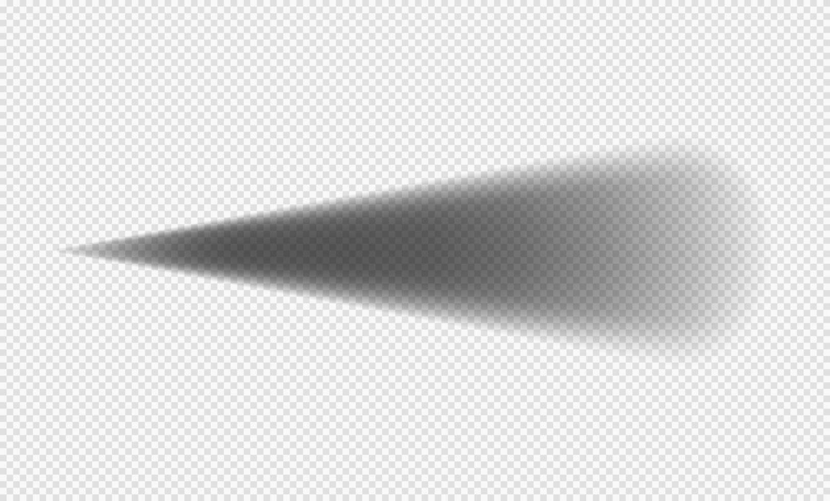 Shadow effect. Realistic shadow with soft edges. vector