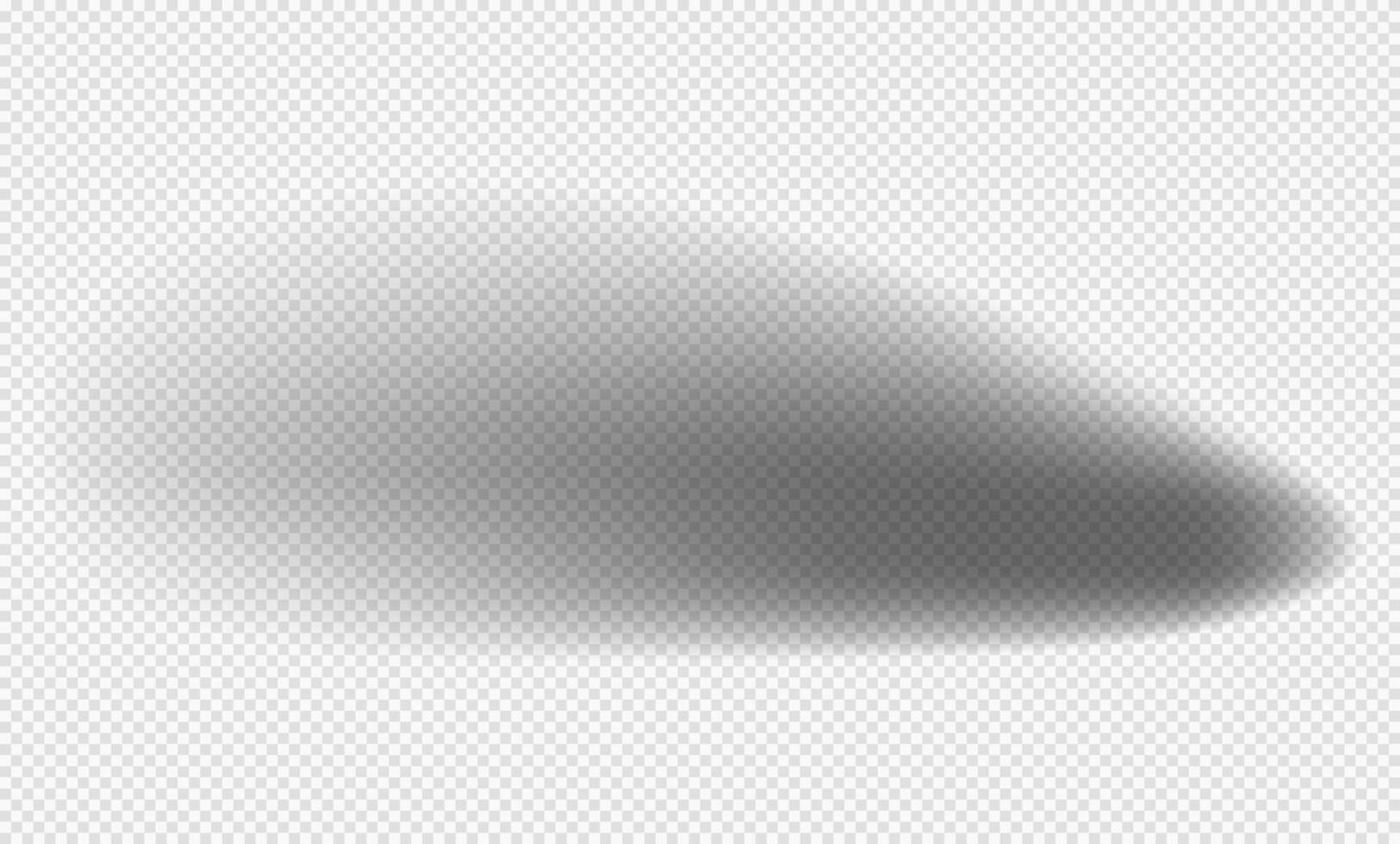 Realistic shadow with soft edges. shadow effect. oval shadow. vector