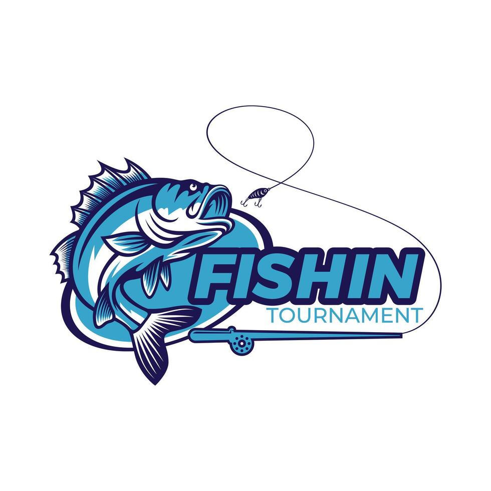 Fishing Logo Design vector