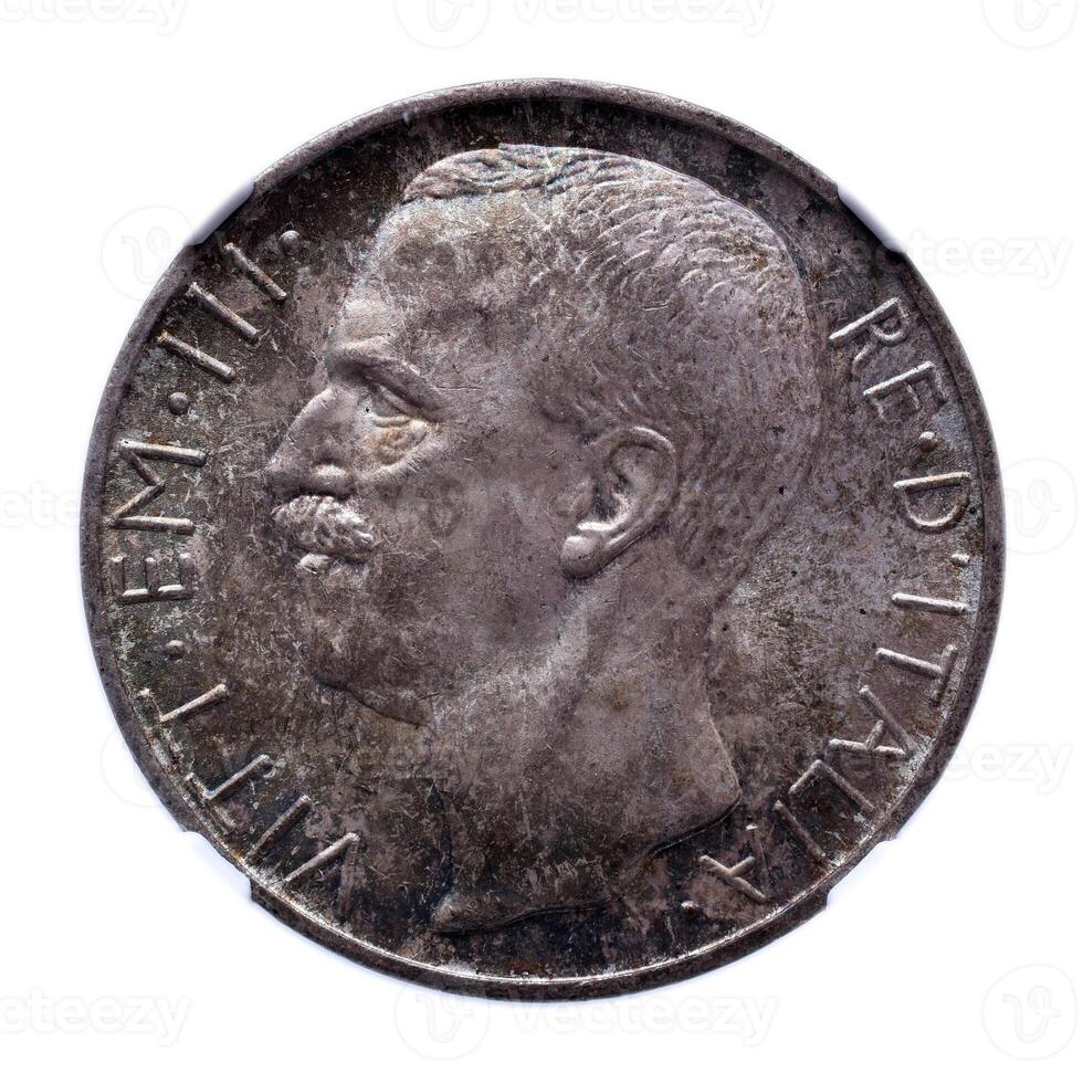 Ancient Italy silver Coin photo
