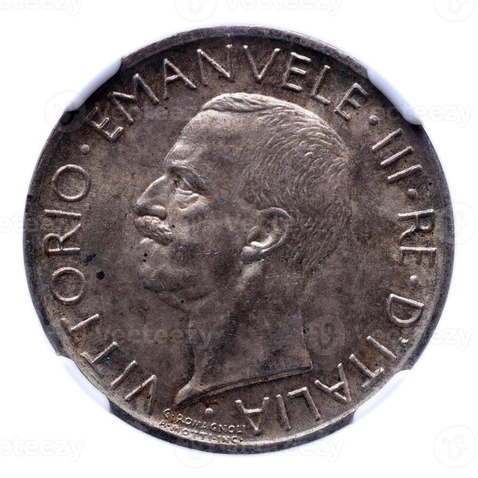 Ancient Italy silver Coin photo