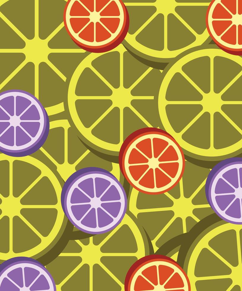 Set of illustration oranges fruits, branches and flowers. modern botanical illustration. Set of citrus tropical fruits. Summer design for pattern, poster, card, fabric, banner, cover. vector