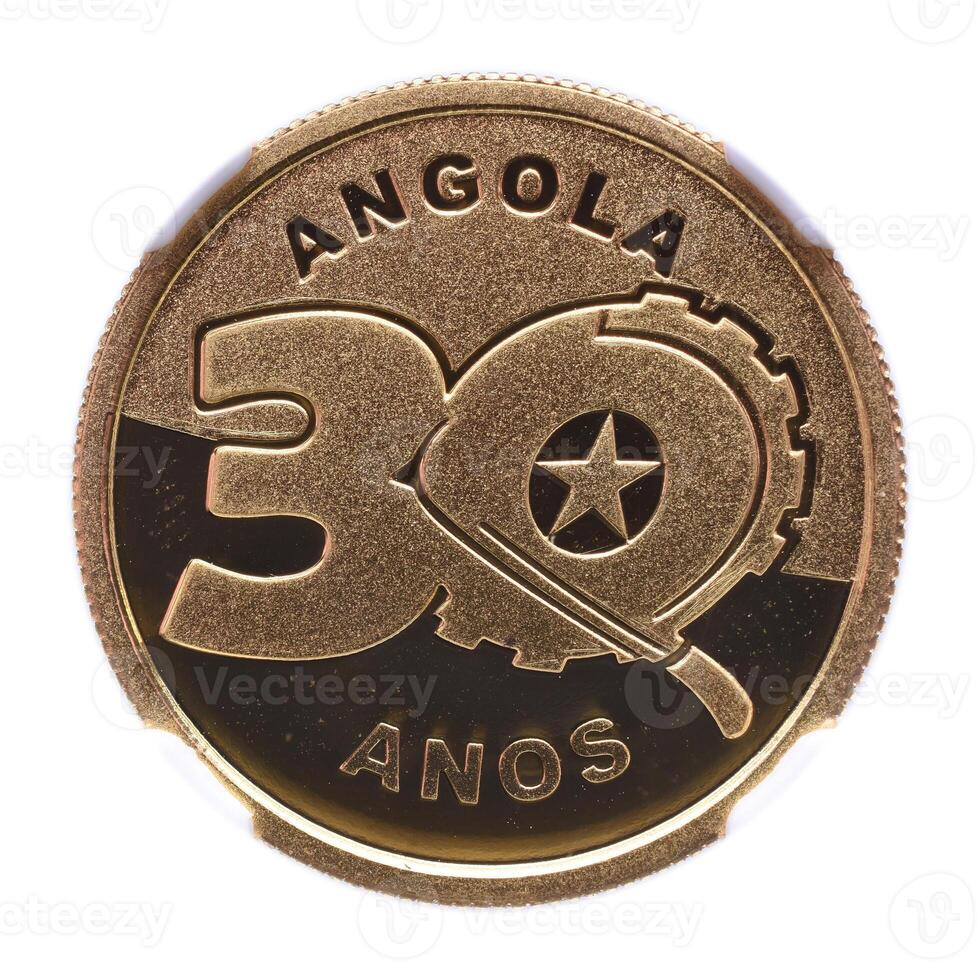 Angola Gold Coin photo