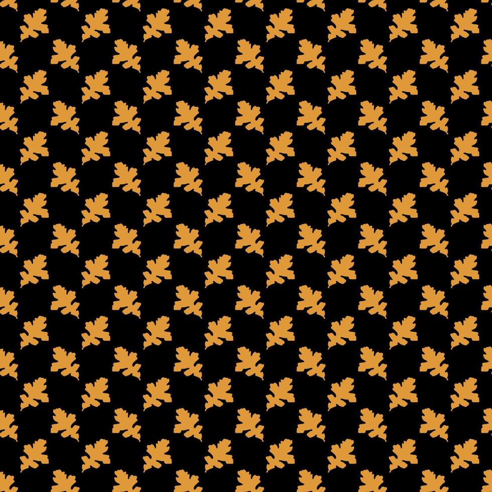 Oak Leaves Seamless Pattern vector
