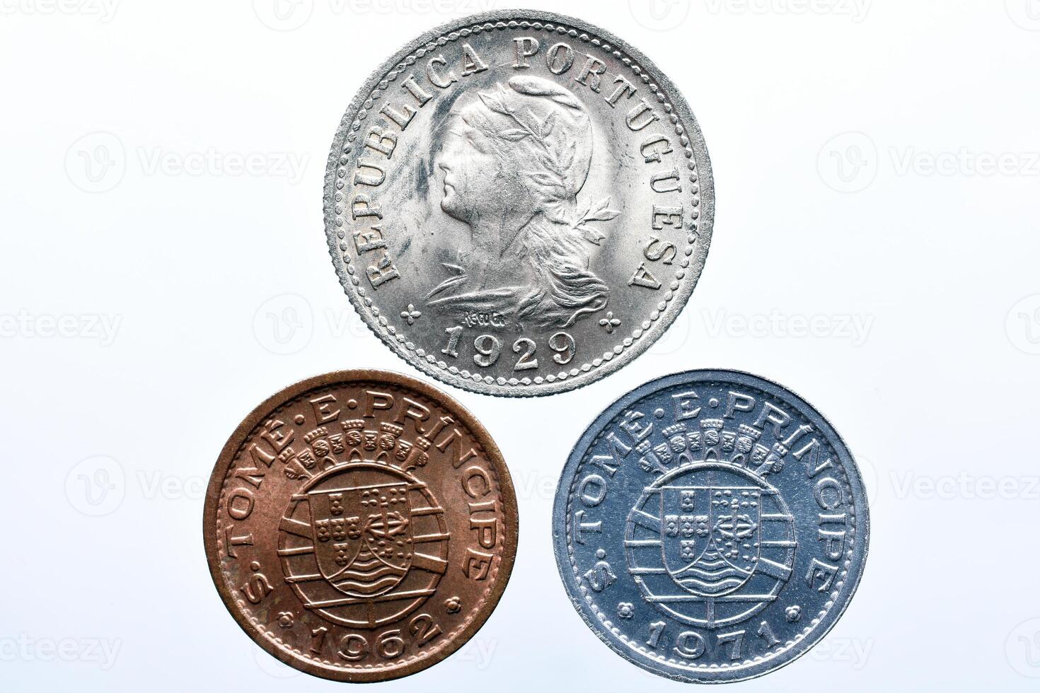 Saint Thomas and Prince Coins Set. Portugal Colonie photo