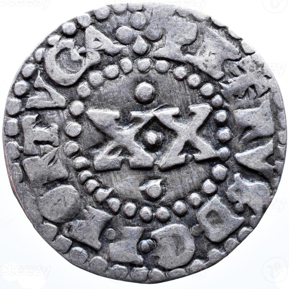 Portugal Monarch Coins. King of Pedro II photo