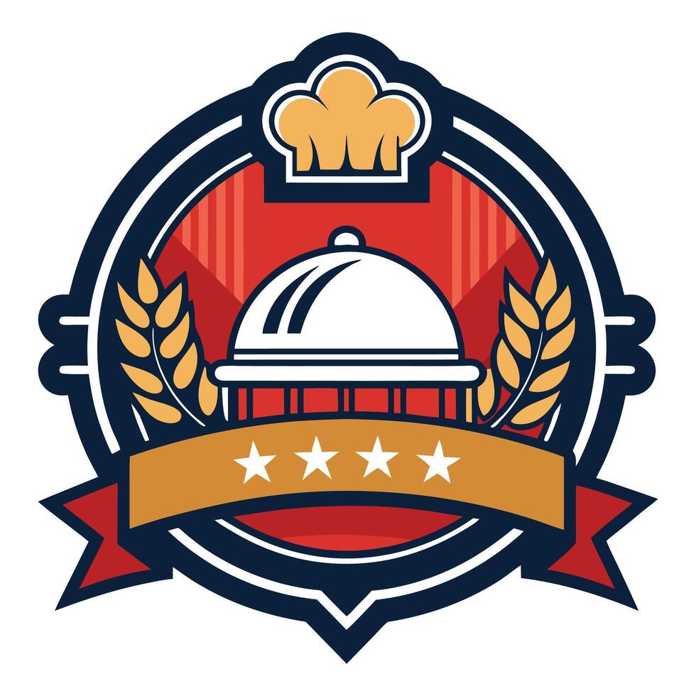 Restaurant logo design eps vector