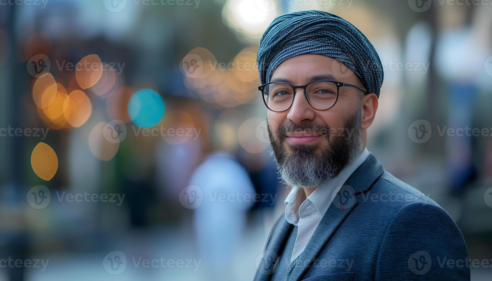 portrait of Arab man in Traditional Outfit photo