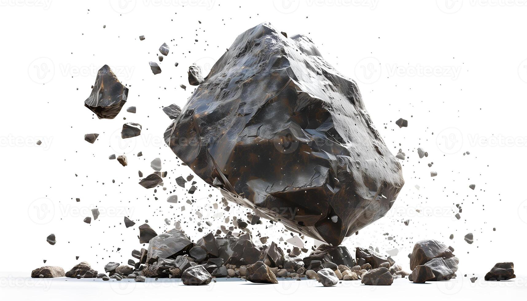 Rock stone isolated photo