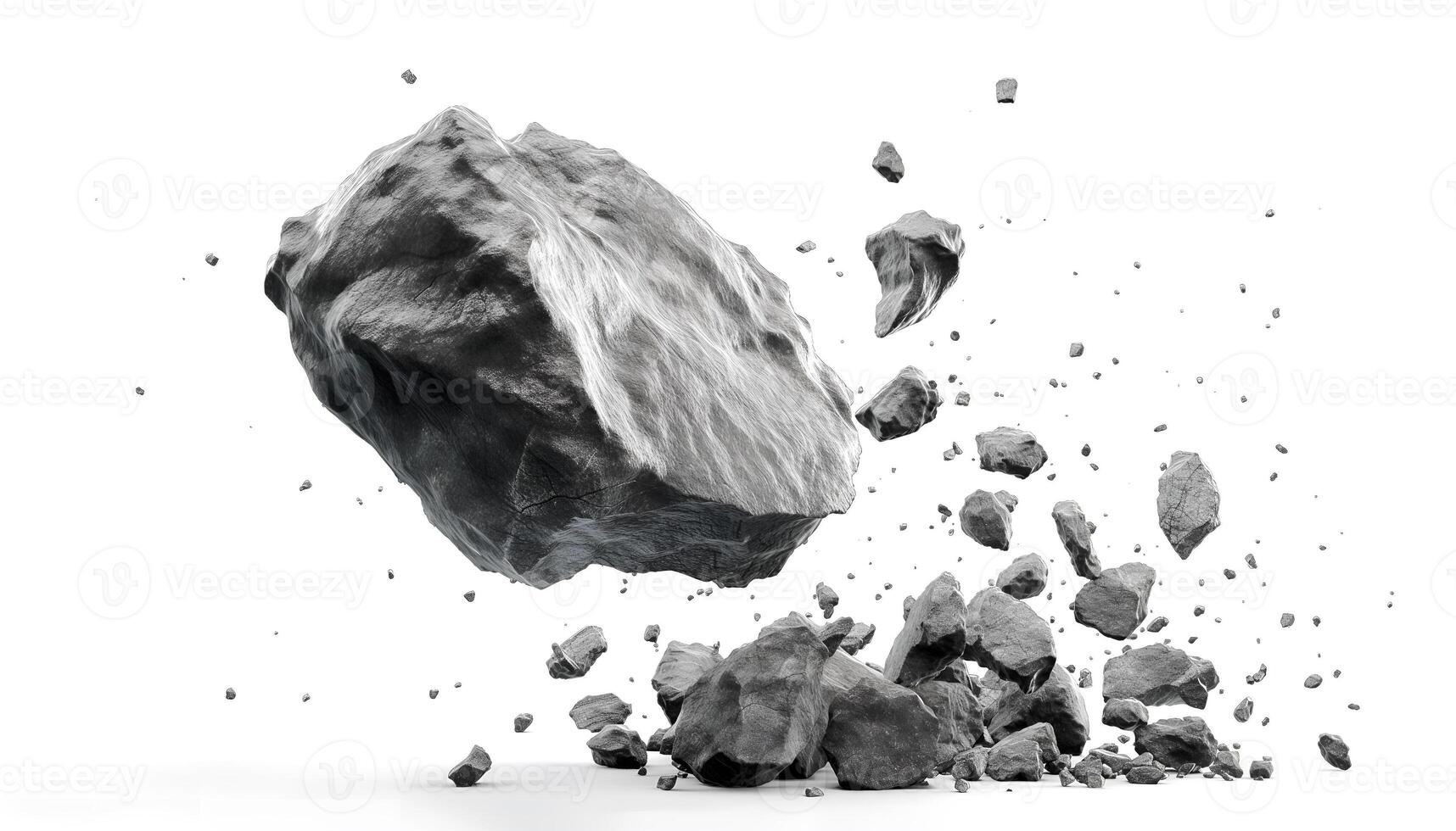 Rock stone isolated photo
