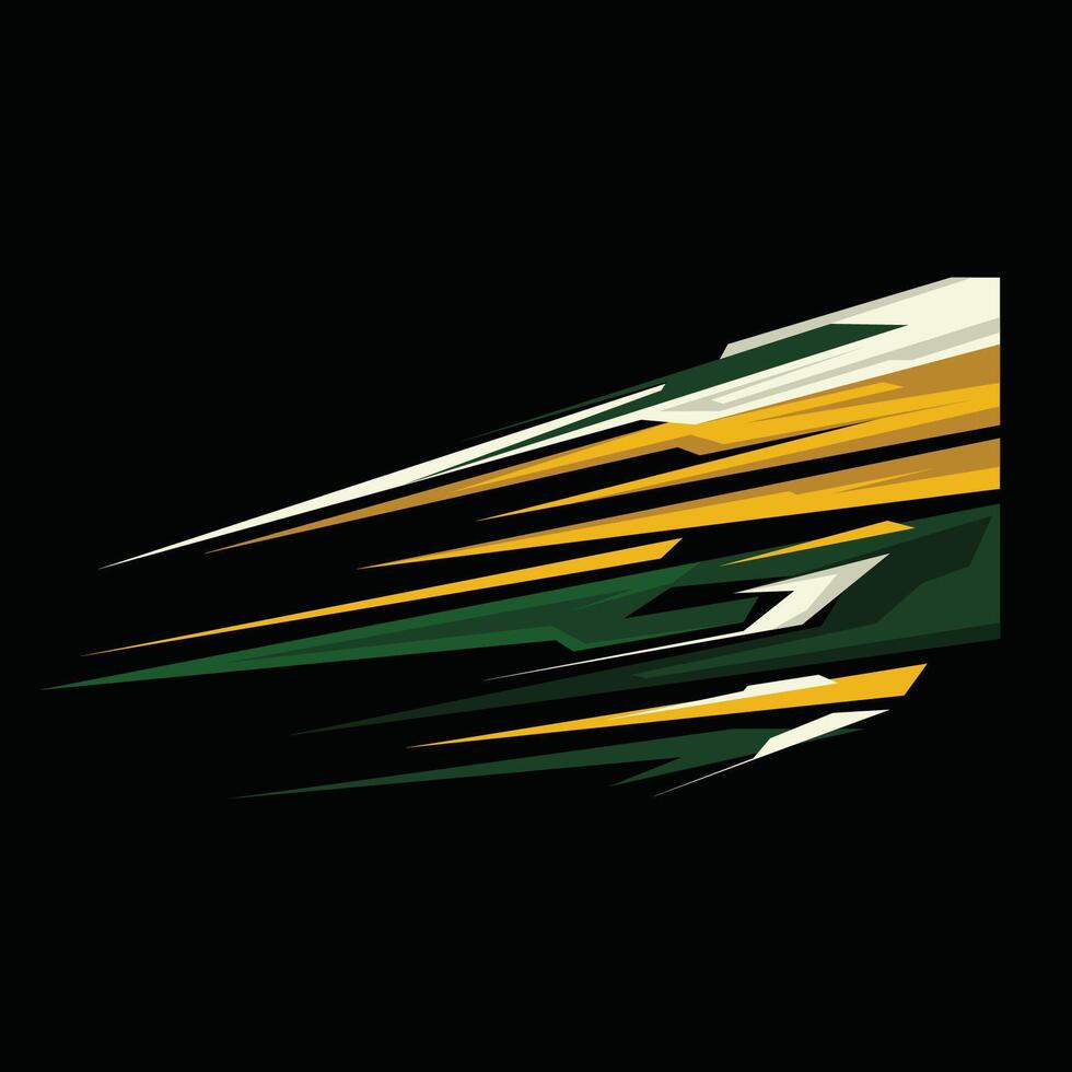 racing car background decal design vector