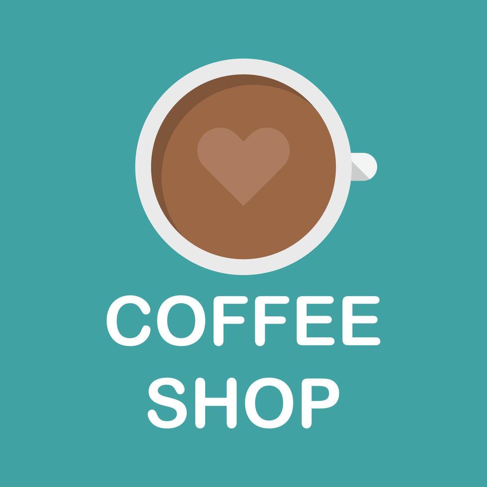 Coffee shop Logo design vector