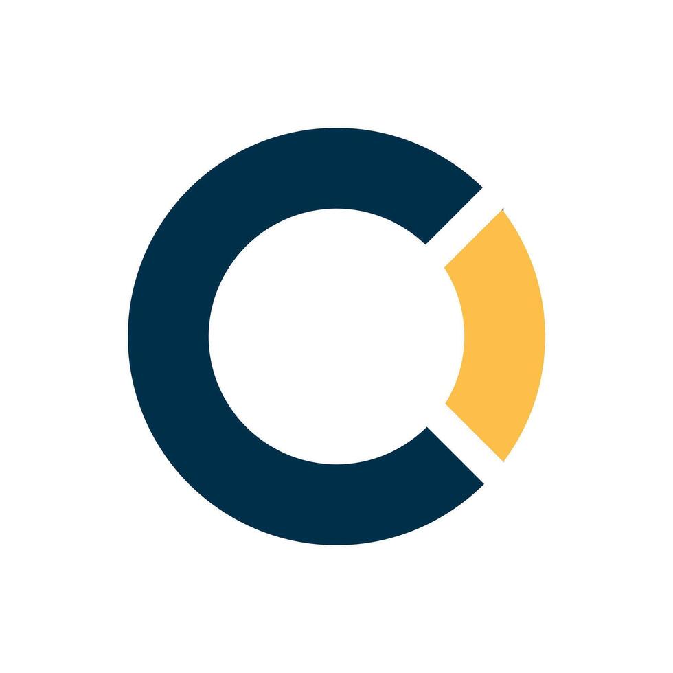 Letter C and O logo template, CO logo. vector