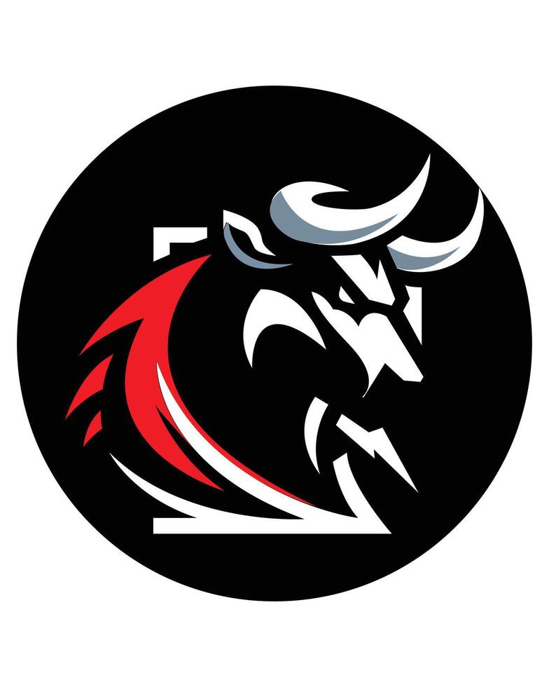 racing emblem with a horse vector
