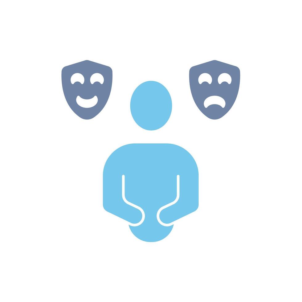 actor concept line icon. Simple element illustration.actor concept outline symbol design. vector