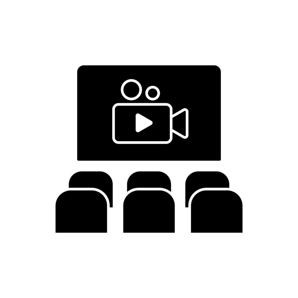 cinema concept line icon. Simple element illustration. cinema concept outline symbol design. vector