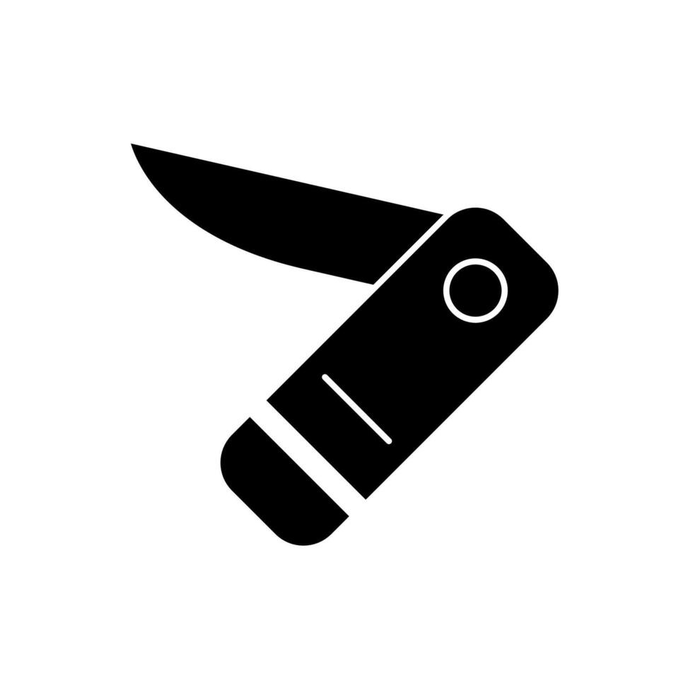 pocket knife concept line icon. Simple element illustration.pocket knife concept outline symbol design. vector
