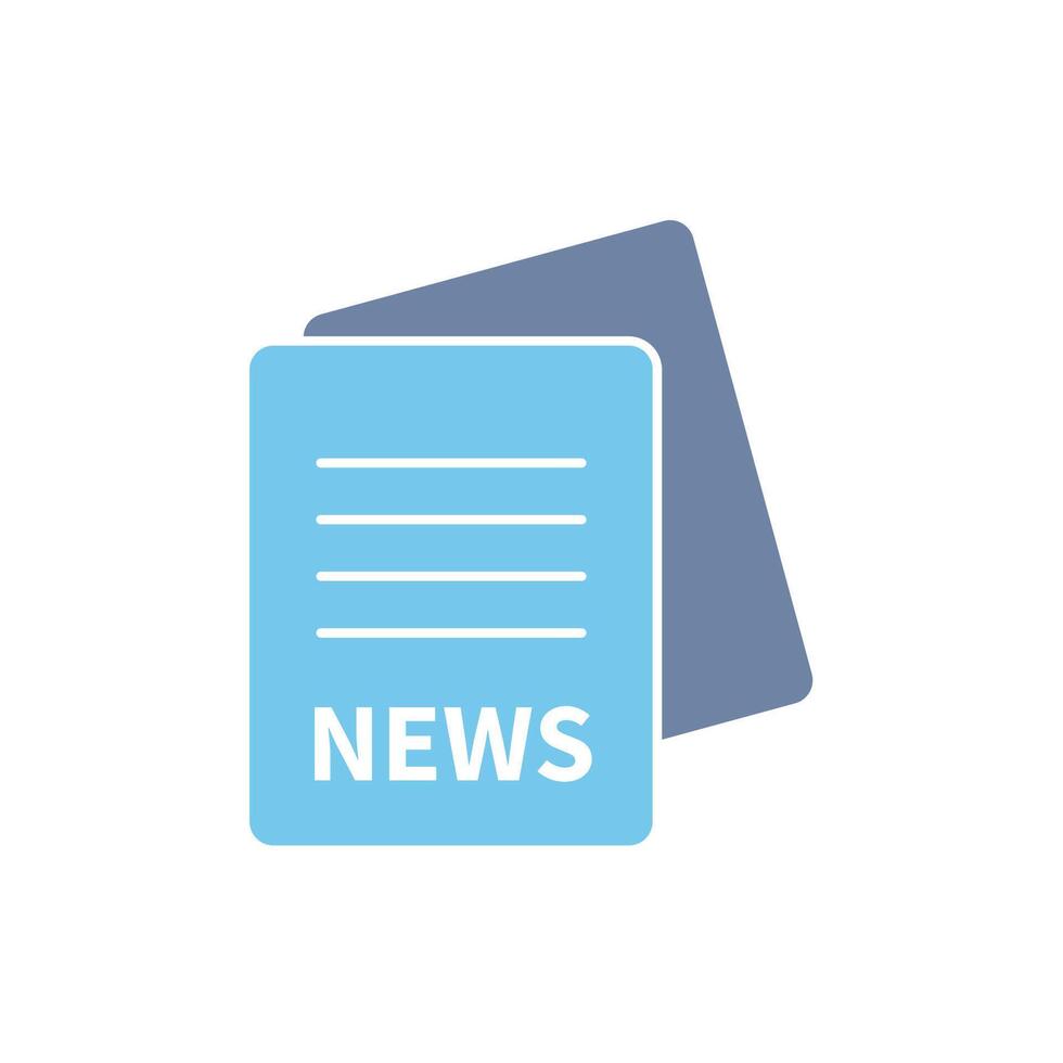 news concept line icon. Simple element illustration. news concept outline symbol design. vector