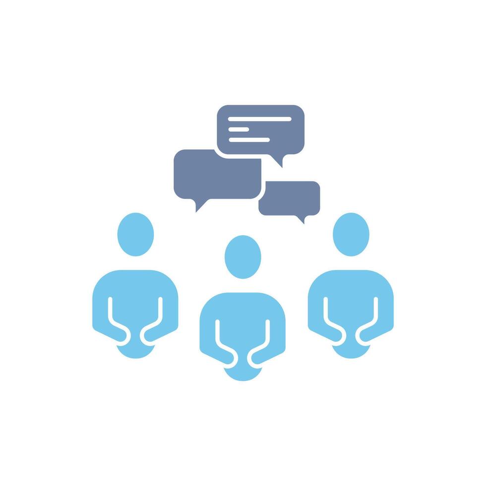 conversation concept line icon. Simple element illustration. conversation concept outline symbol design. vector