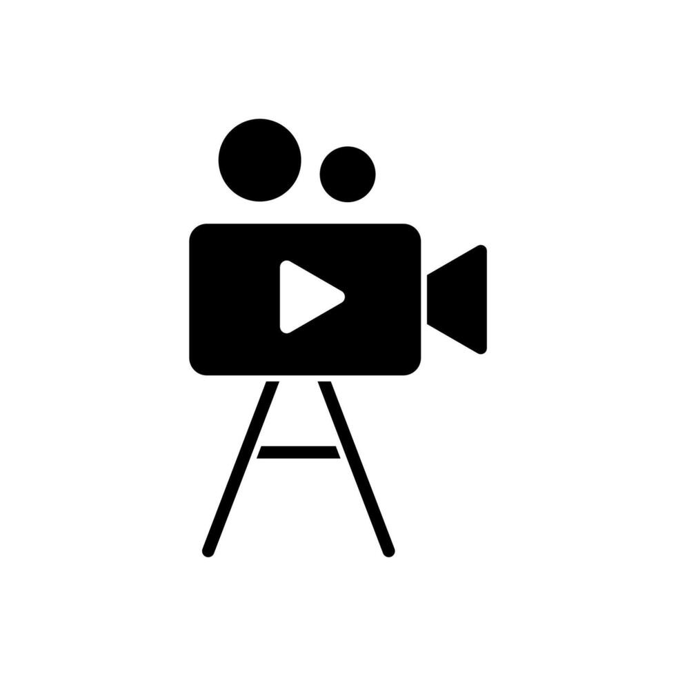 film concept line icon. Simple element illustration.film concept outline symbol design. vector
