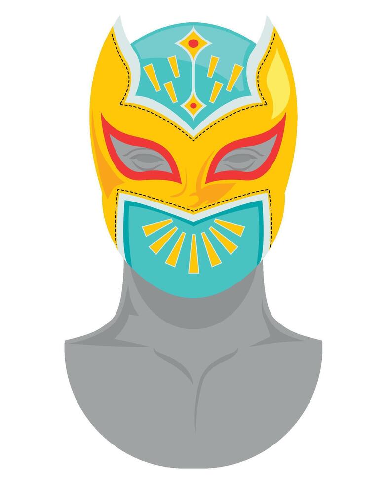 Lucha libre mask icon illustration vector