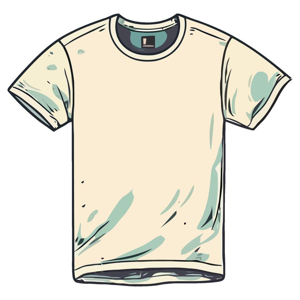 An illustration of a t - shirt vector