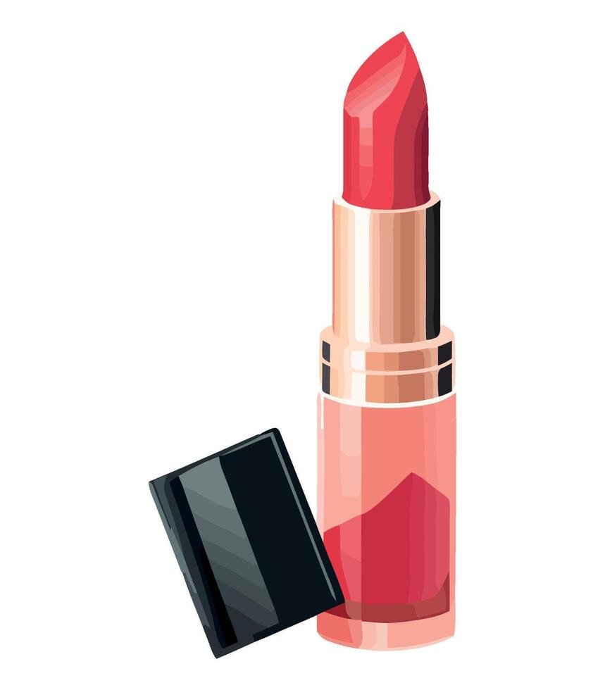 Lipstick illustration isolated on white background vector