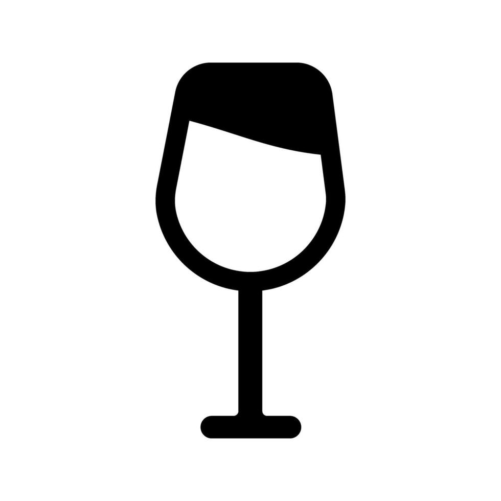 a glass of water icon vector