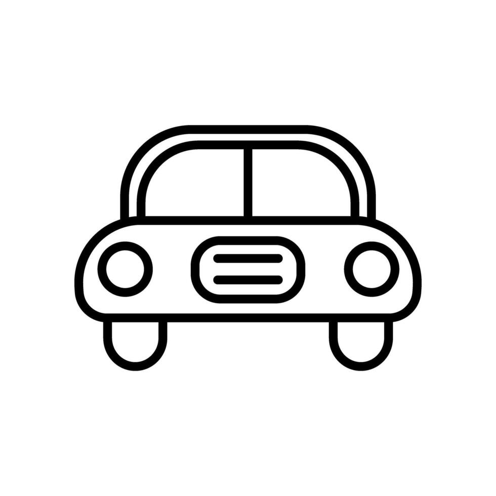 car icon on transparent background vector