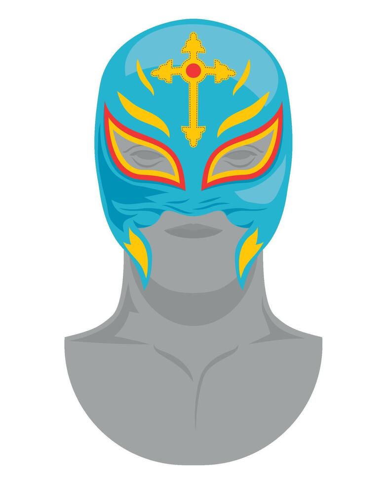 Lucha libre mask illustration vector