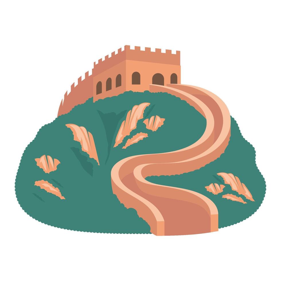 Great wall of china, china, china, china, china, ch vector