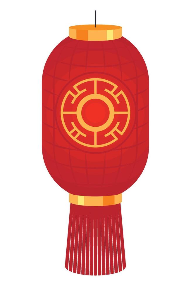 Chinese lantern illustration vector