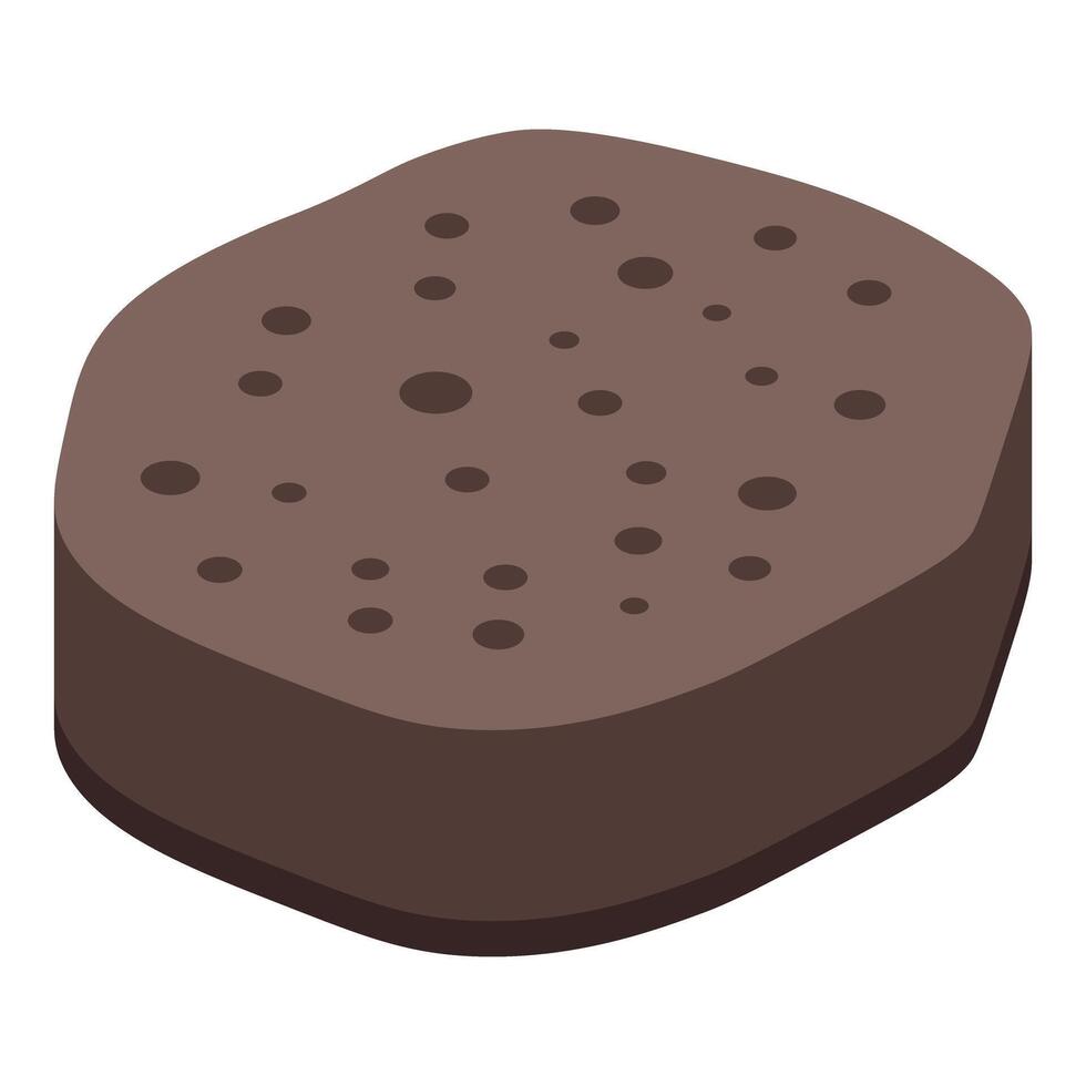 Freshly baked chocolate chip cookie dough is waiting to be eaten vector