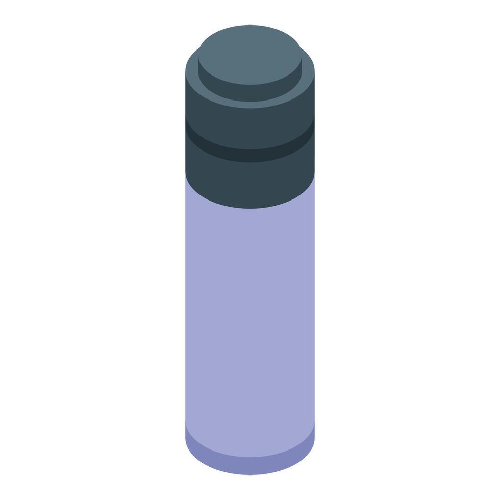 Deodorant stick releasing freshness with style, an isometric perspective vector