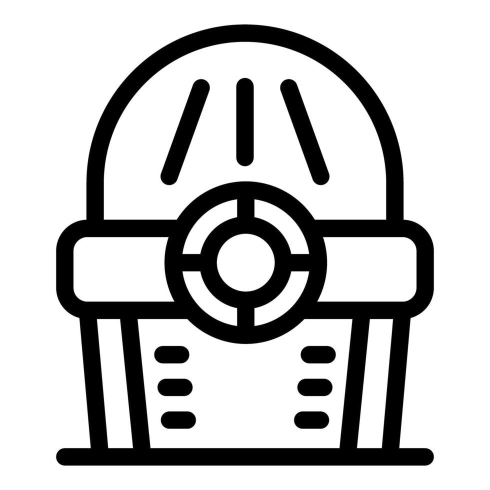 Deep sea diving suit protecting diver exploring underwater world icon vector