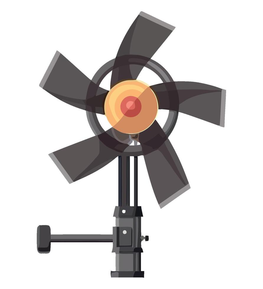 A black and white image of a windmill vector