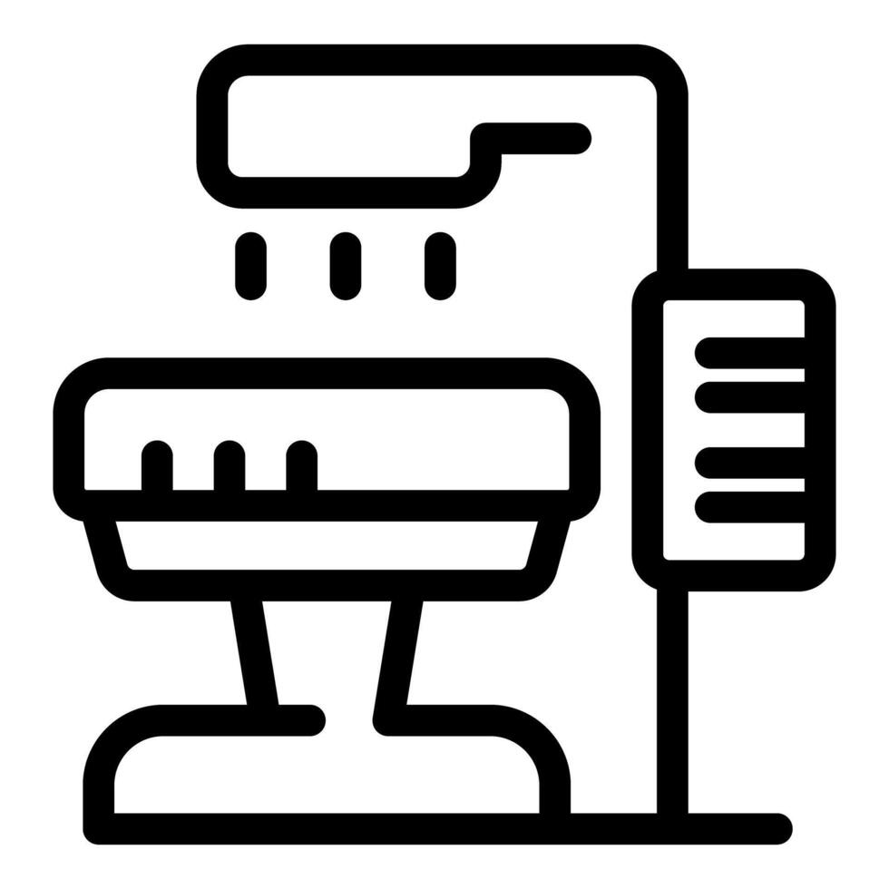 Professional hydroponic system growing plants icon vector