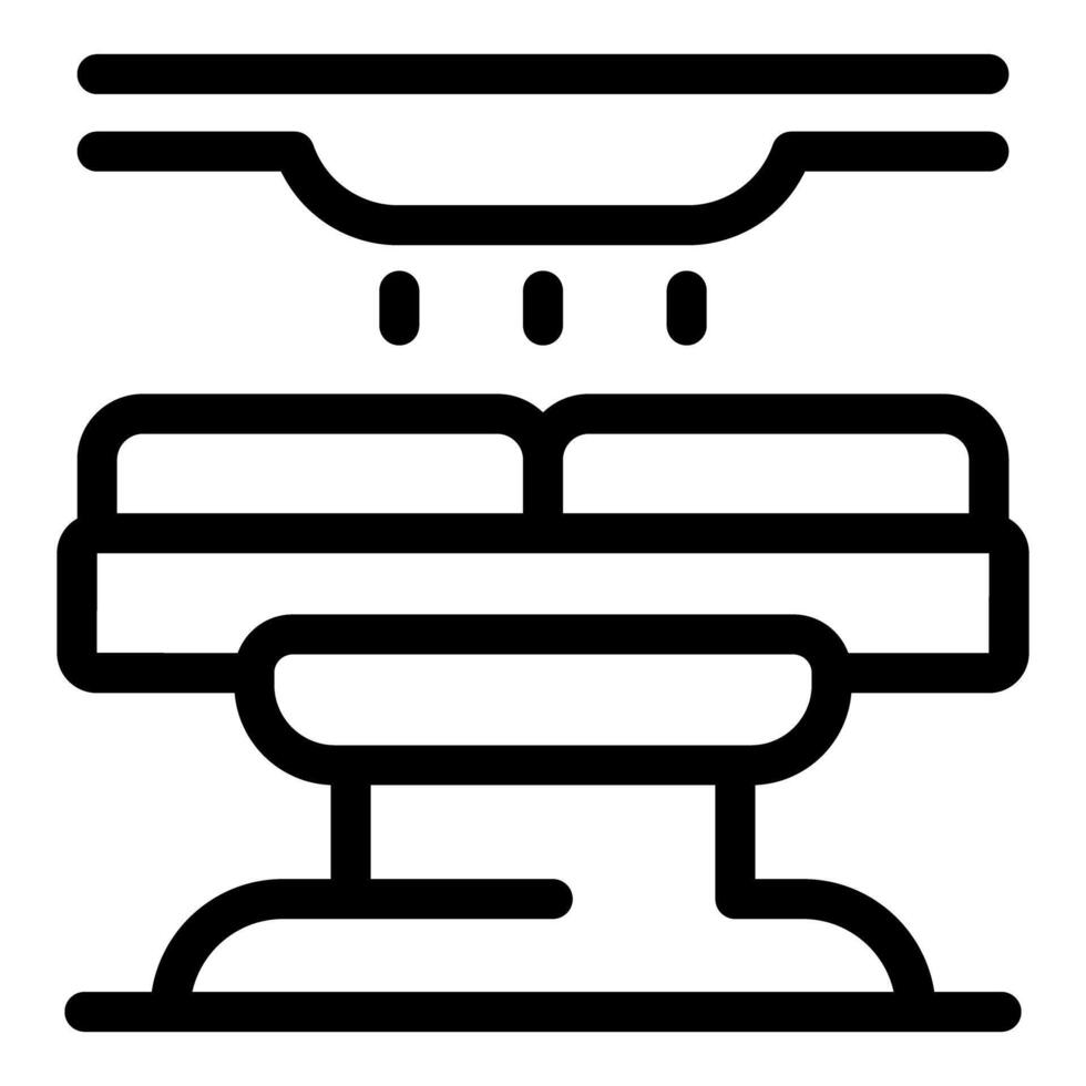 Fire sprinkler system activating over sofa, fire safety concept vector