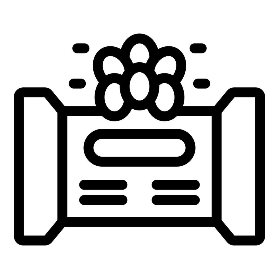 Ai software generating creative ideas with flower icon vector