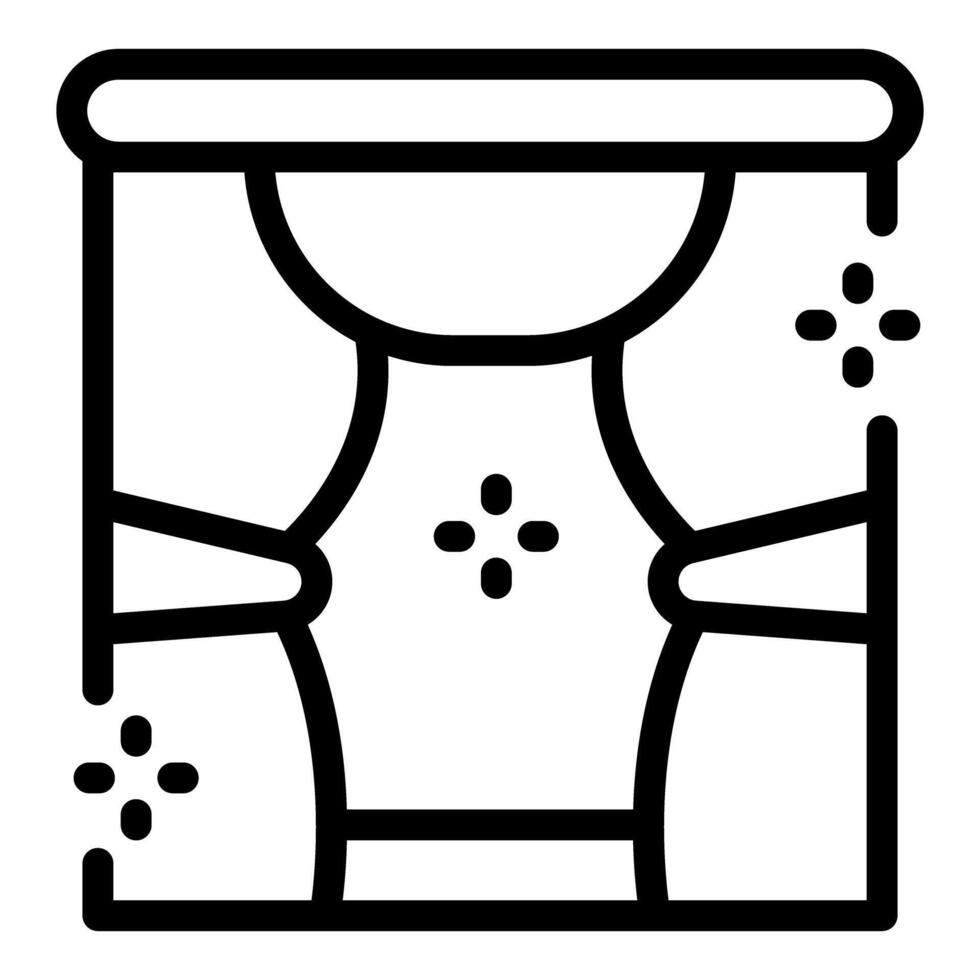 Solarium being used by a woman for tanning skin icon vector