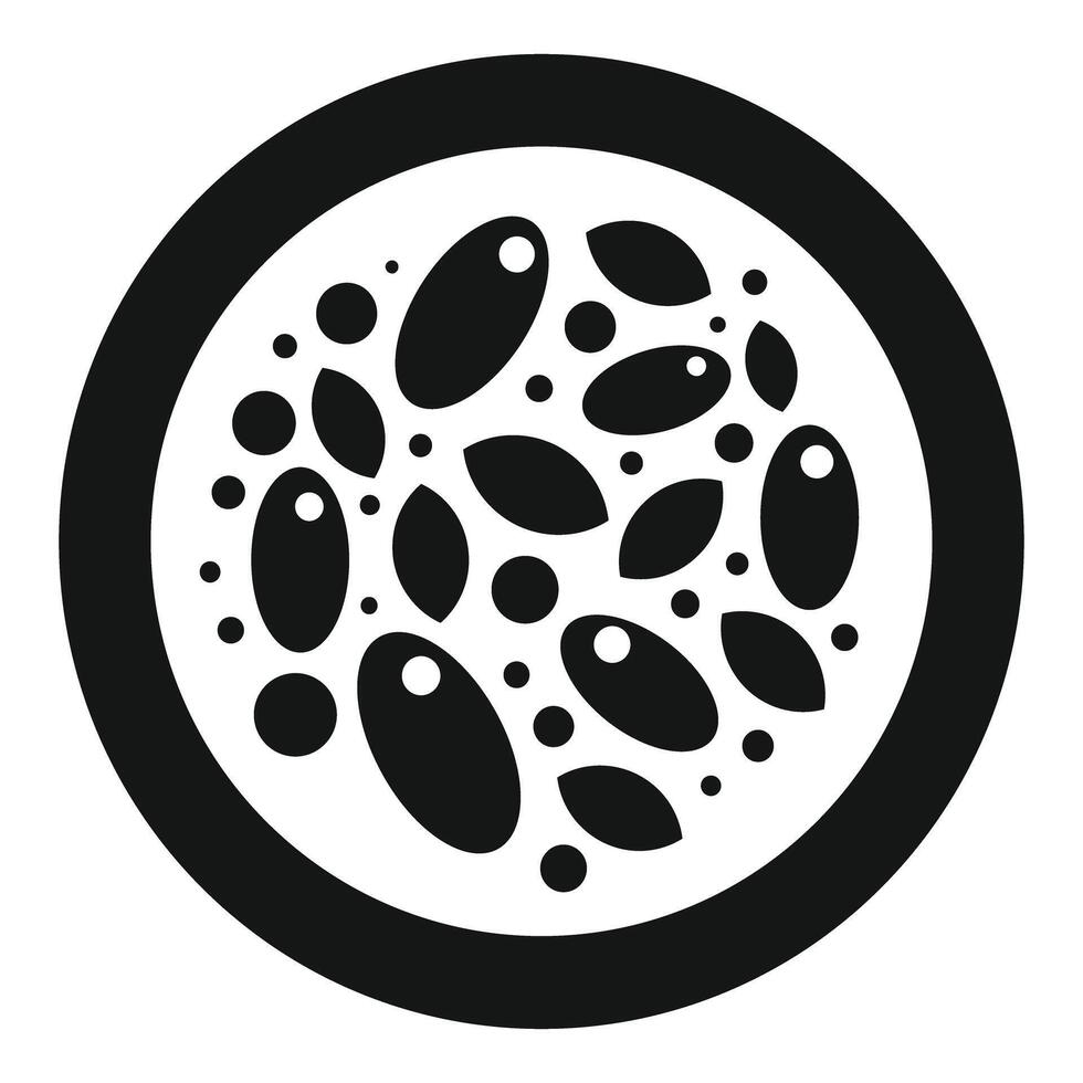 Round slice of passion fruit icon showing seeds and flesh vector