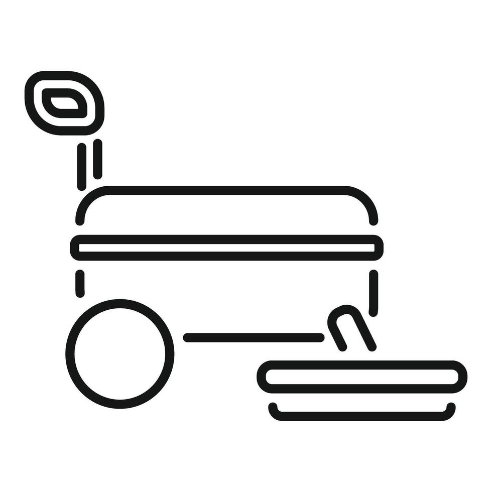 Medical robot performing a surgery with surgical instruments vector