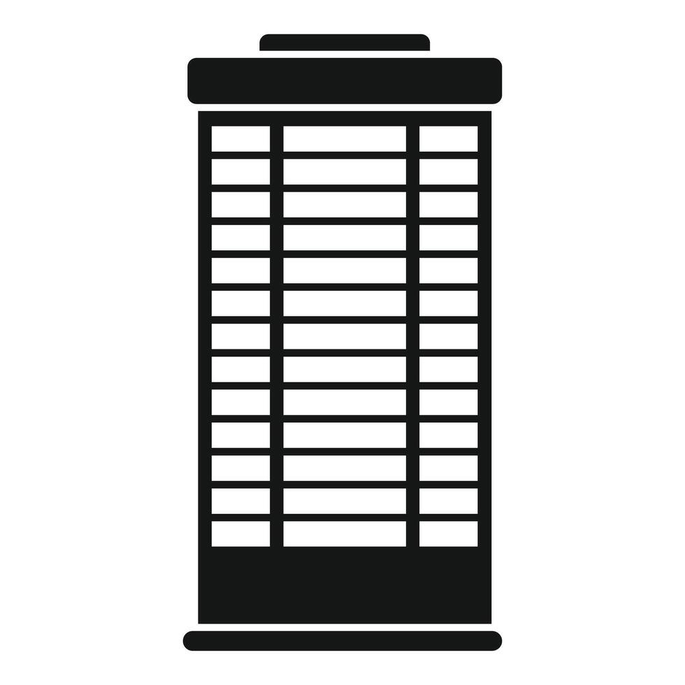 Modern office skyscraper building reaching for the sky vector