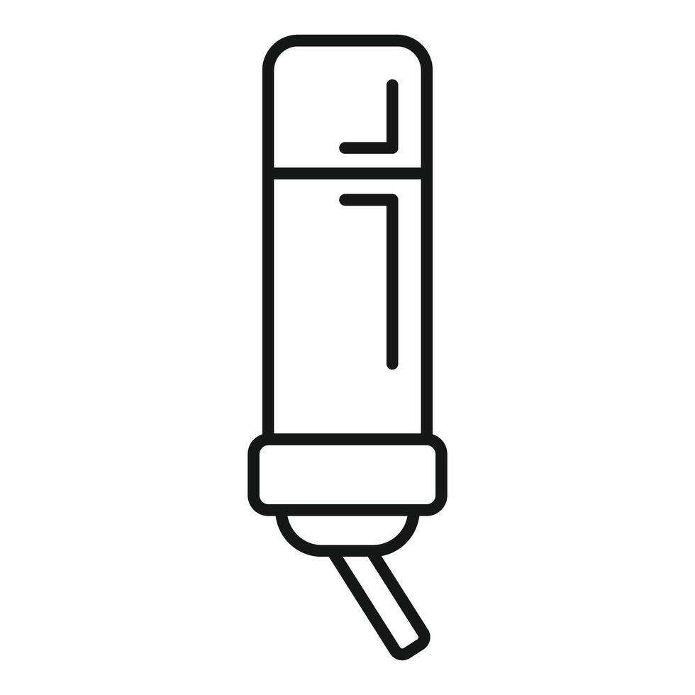 Modern pet water dispenser icon showing container filled with water, for cats and dogs vector